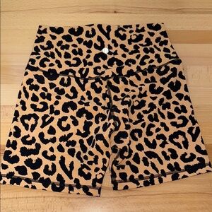 Leopard Print Women's Shorts
